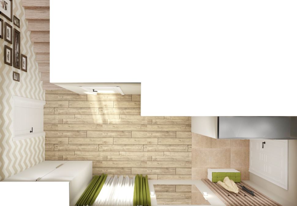 Дизайн интерьера прихожей 7 кв.м, коридор 8 кв.м в коттедже с белыми оттенками, лестница, бежевый ламинат, светильники, декор, белый шкаф